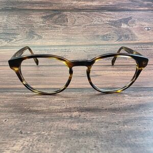Warby Parker Percey 256 Tortoise Round Eyeglasses Frames 48-20-140